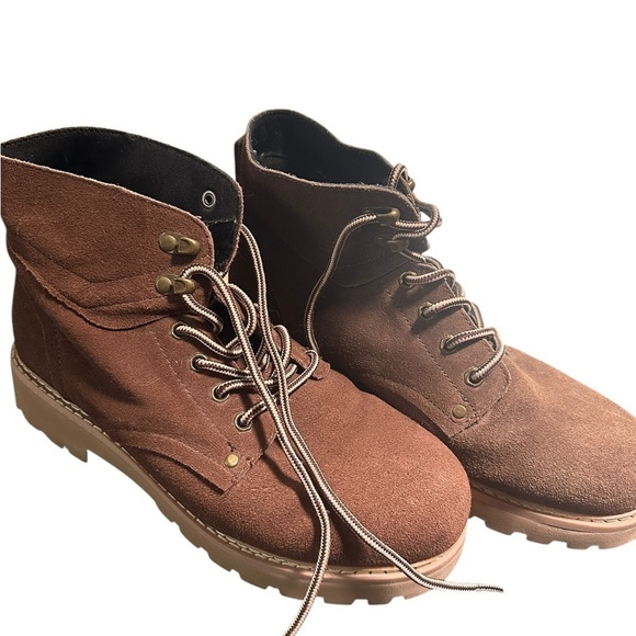 Brown Suede Ankle Boots Propet Work Boots Stylish 8x (2E) fits an 8 wide foot - Picture 3 of 8